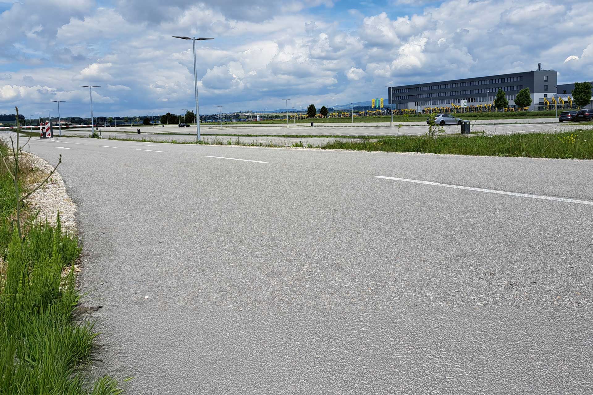 Parkplatz Firma Wacker Neuson